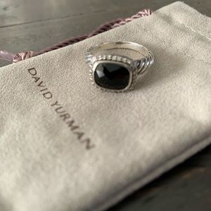 David Yurman Black Onyx Ring Size 8.